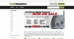 Desktop Screenshot of classicdiscountparts.com